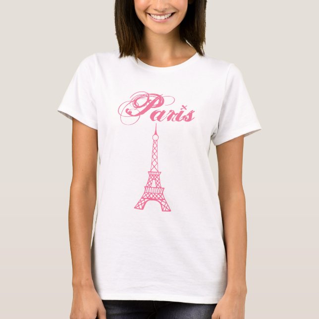 Eiffel Tower Paris T - Shirt (Vorderseite)