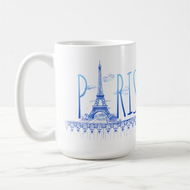 Eiffel Tower Paris Tasse (Links)