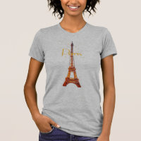Eiffel Tower Paris Text