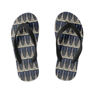 Eiffel Tower Pattern Kinderbadesandalen