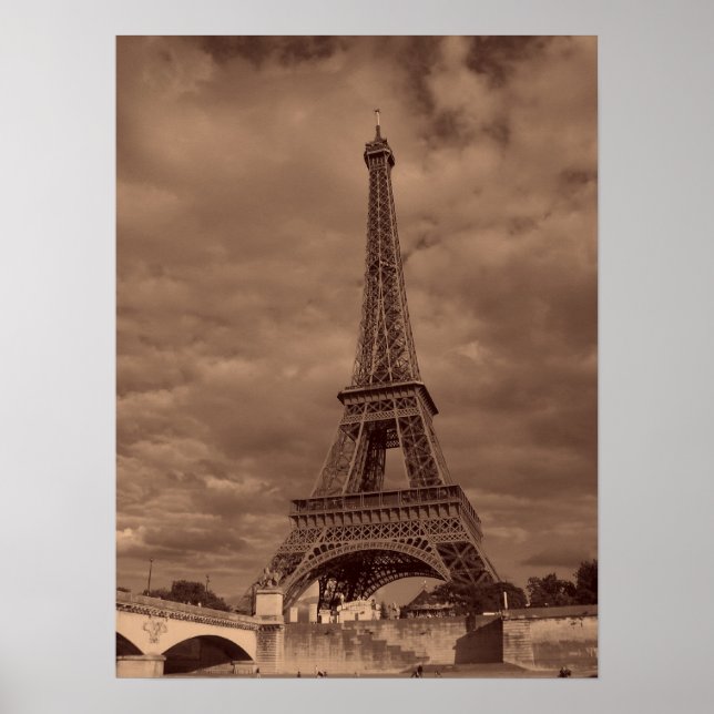Eiffel Tower Picture Poster (Vorne)
