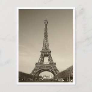Eiffel Tower Postcard Postkarte