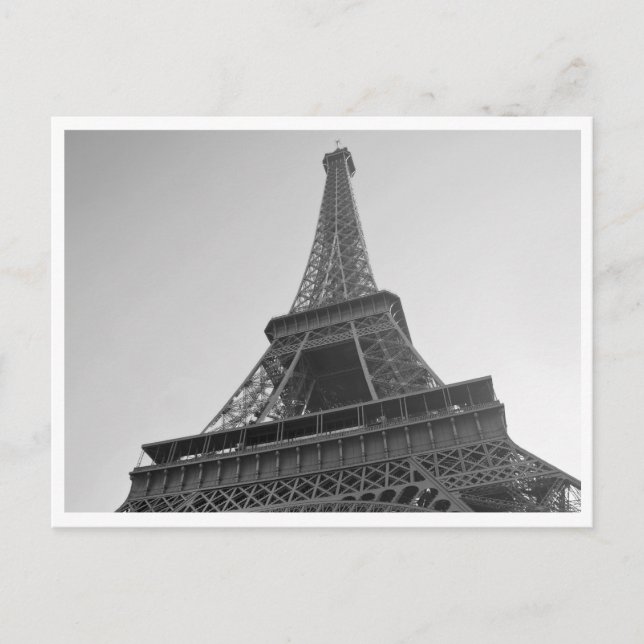 Eiffel Tower Postcard Postkarte (Vorderseite)