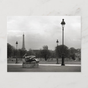 Eiffel Tower Postcard Postkarte