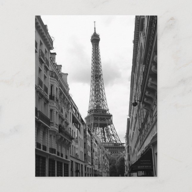 Eiffel Tower Postcard Postkarte (Vorderseite)
