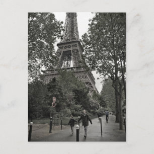Eiffel Tower Postcard Postkarte