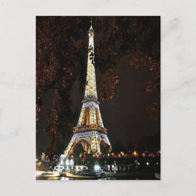 Eiffel Tower Postkarte (Vorderseite)