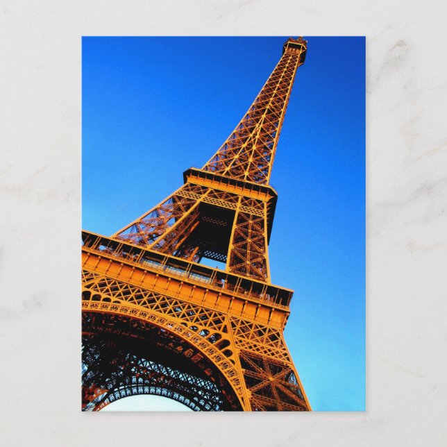 Eiffel Tower Postkarte (Vorderseite)