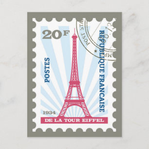 Eiffel Tower Postkarte