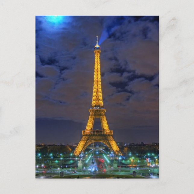 Eiffel Tower Postkarte (Vorderseite)
