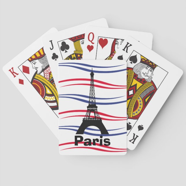 Eiffel Tower Spielkarten (Rückseite)