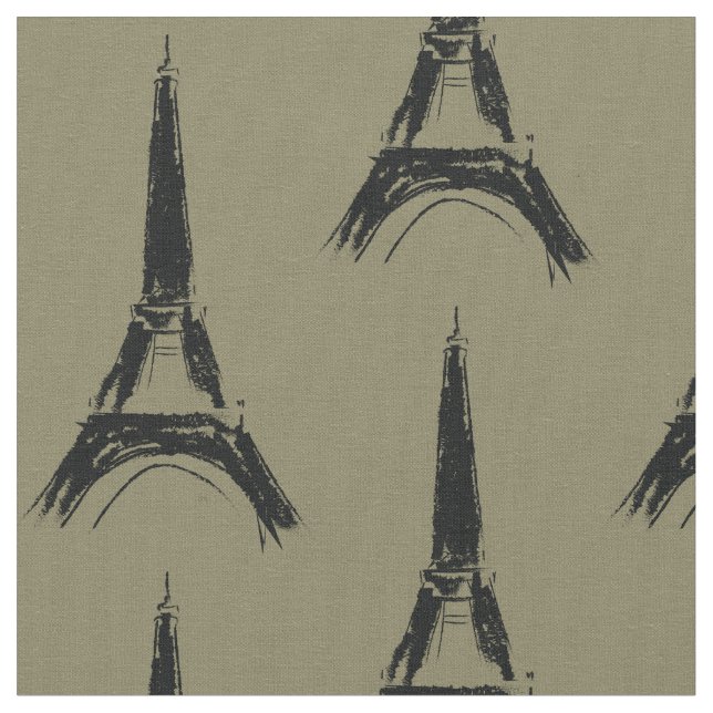 Eiffel Tower Stoff (Nahaufnahme)