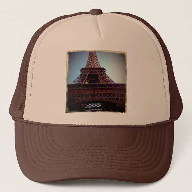 Eiffel Tower Truckerkappe (Vorderseite)