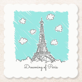 Eiffel Tower Untersetzer für benutzerdefiniertes T