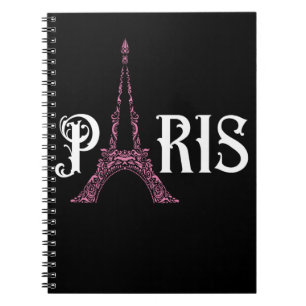 Eiffel Tower Women Liebe Paris Frankreich Notizblock