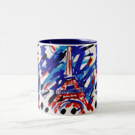 Eiffel Tower Zweifarbige Tasse