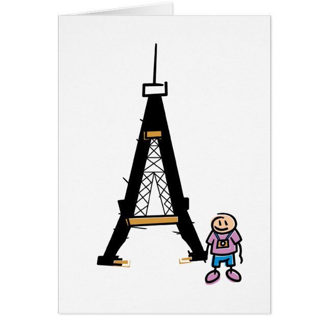 Eiffel-Turm-Cartoon (Vorne)