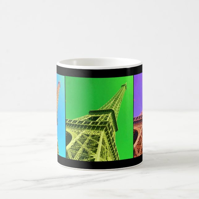 Eiffel-Turm Colorized Kaffee-Tasse Kaffeetasse (Mittel)