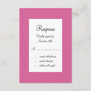 Eiffel-Turm-Glitzern UAWG (Fuchsie) RSVP Karte