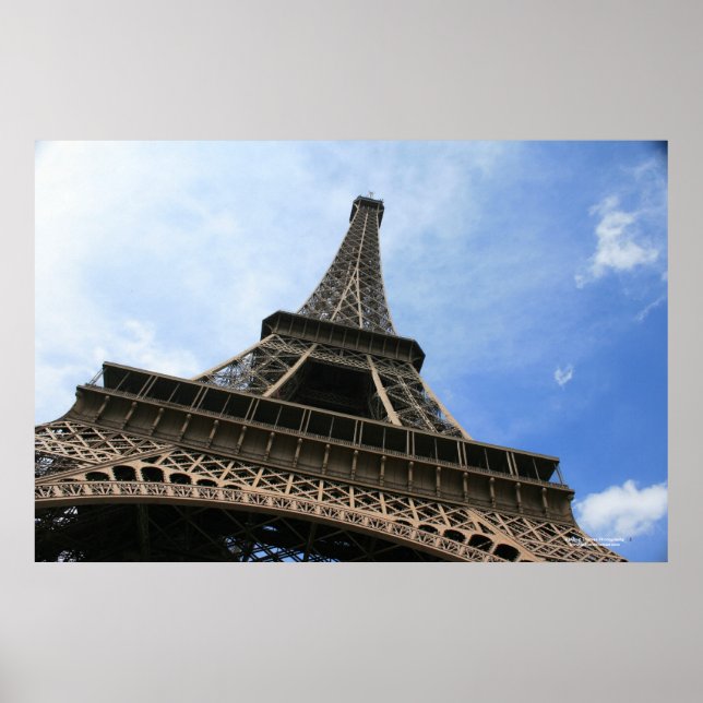 Eiffel-Turm-Leinwand-Druck Poster (Vorne)