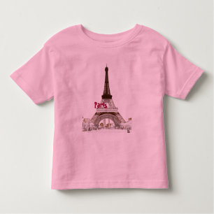 Eiffel Turm-Paris Kleinkind T-shirt