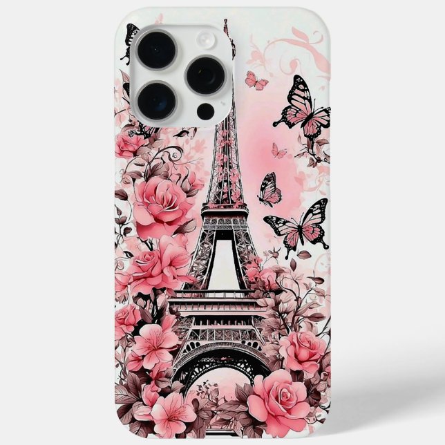 Eiffels Eleganz Case-Mate iPhone Hülle (Rückseite)