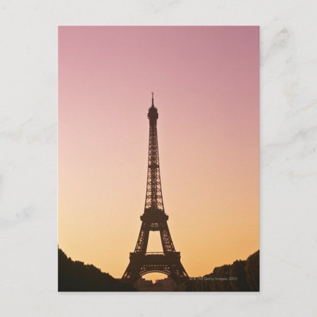 Eiffelturm 5 postkarte (Vorderseite)