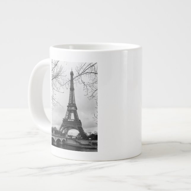 Eiffelturm 7 Jumbo-Tasse (Vorderseite Links)