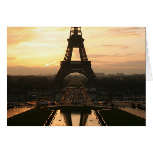 Eiffelturm am Sonnenuntergang