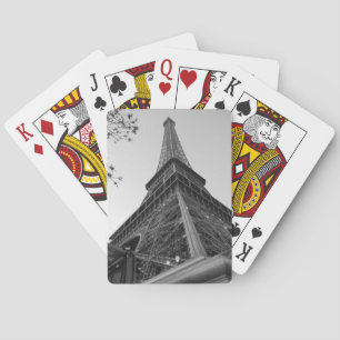 Eiffelturm b/w spielkarten