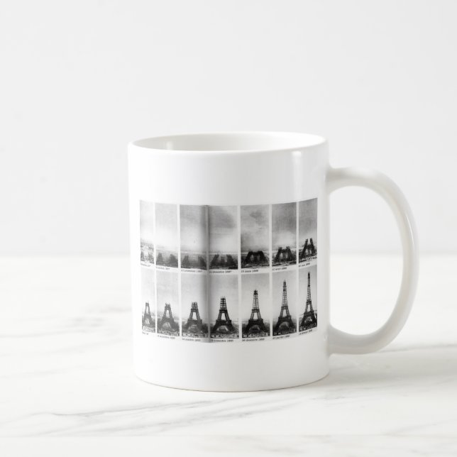 Eiffelturm-Bau Kaffeetasse (Rechts)