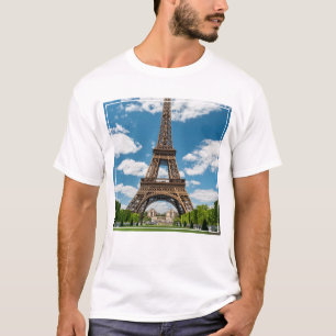 Eiffelturm Blick vom Champ de Mars Public Park T-Shirt