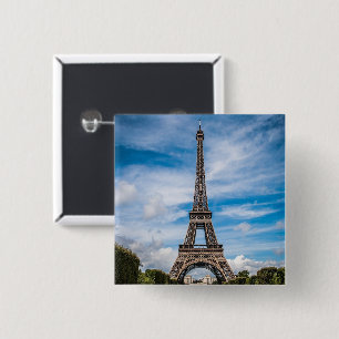 Eiffelturm-Foto Button