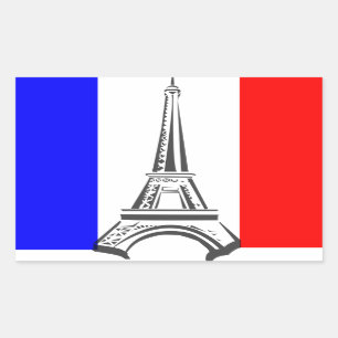 Eiffelturm Frankreich Rechteckiger Aufkleber