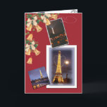 Eiffelturm, glänzende Weihnachten<br><div class="desc">Joyeux Weihnachten, von Paris mit Liebe, Weihnachtsgrüsse mit zwielichtigen Eiffelturm & Paris Skizzen, zeigen, dass Sie sich sorgen genug, um bezaubernde Grüße, exquisite Kunstwerke in & out, originales digitales Foto & Illustration durch Juchtchengart zu senden</div>