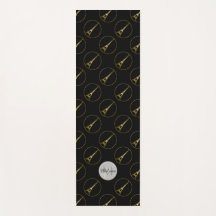 Eiffelturm Glitzer-Funkelmuster Monogram