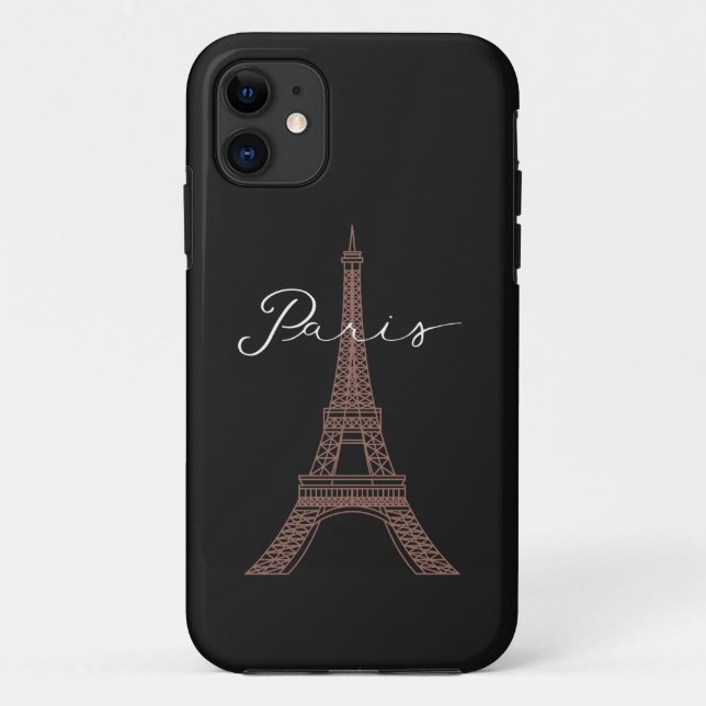 Eiffelturm, Ikonische Sehenswürdigkeit von Paris Case-Mate iPhone Hülle (Rückseite)