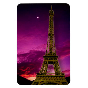 Eiffelturm im Sunshine Sky Premium Magnet