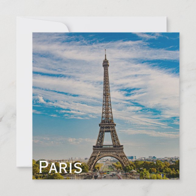 Eiffelturm in Paris (Vorderseite)