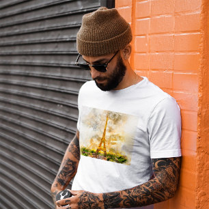 Eiffelturm in Paris bei Sonnenuntergang Nr. 1 T-Shirt