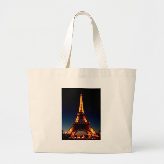 Eiffelturm in Paris Jumbo Stoffbeutel (Vorne)