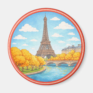 Eiffelturm in Paris Magnet
