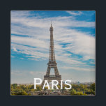 Eiffelturm in Paris Magnet<br><div class="desc">Malerei des Eiffelturms in Paris,  Frankreich.</div>