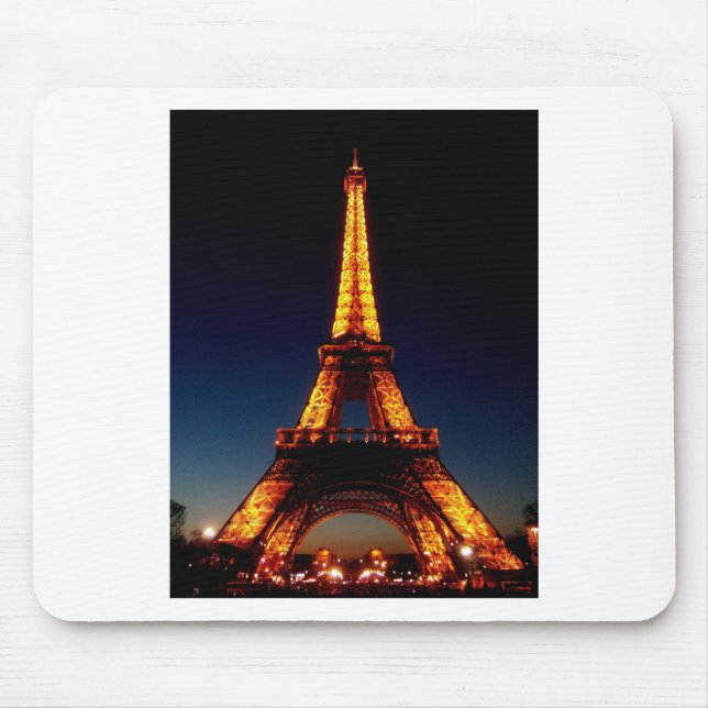 Eiffelturm in Paris Mousepad (Vorne)