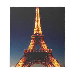 Eiffelturm in Paris Notizblock
