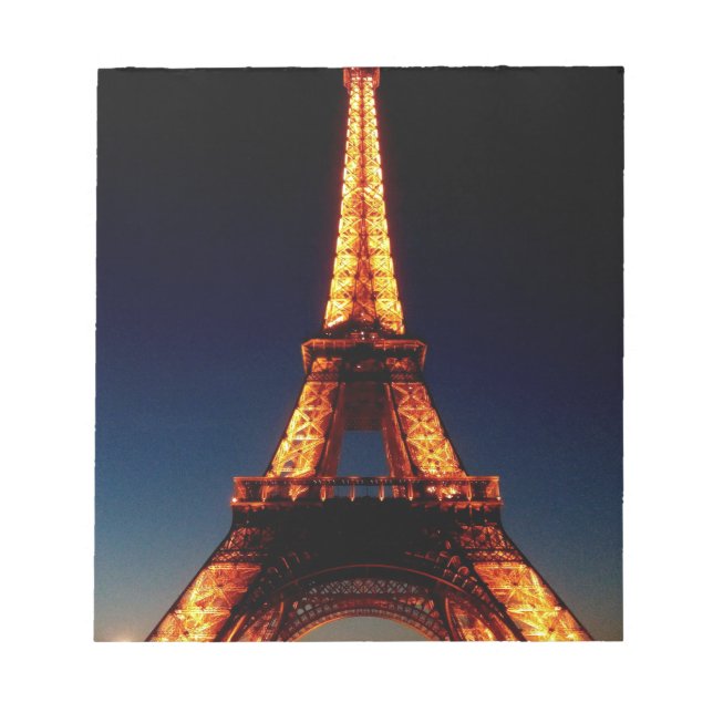 Eiffelturm in Paris Notizblock (Vorderseite)