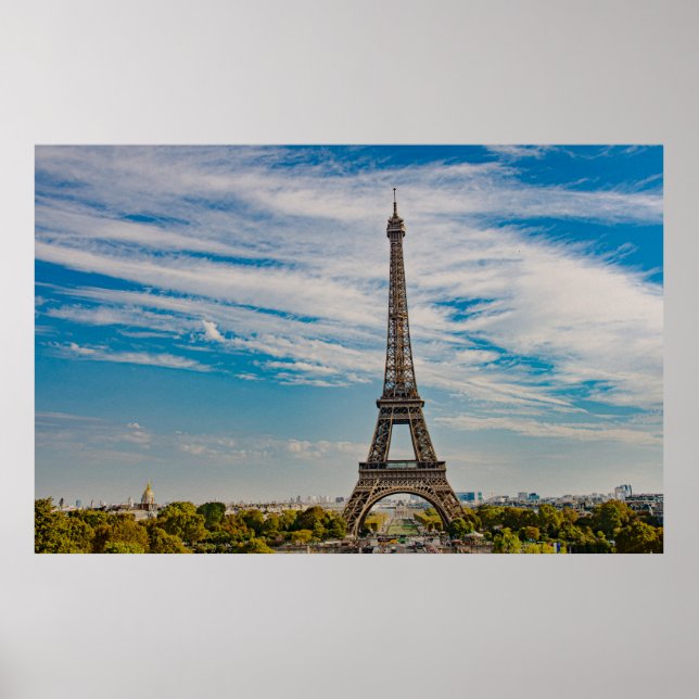 Eiffelturm in Paris Poster (Vorne)