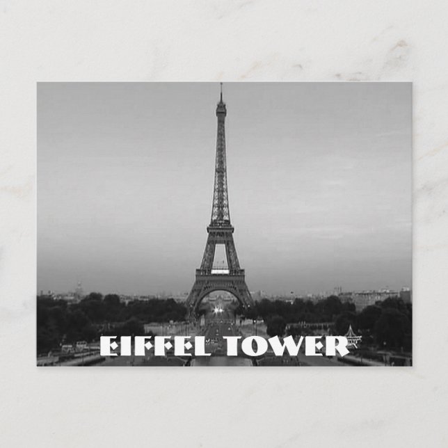 Eiffelturm in Paris Postkarte (Vorderseite)