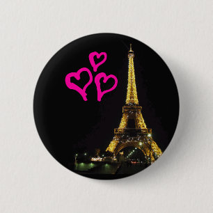 Eiffelturm-Knopf Button