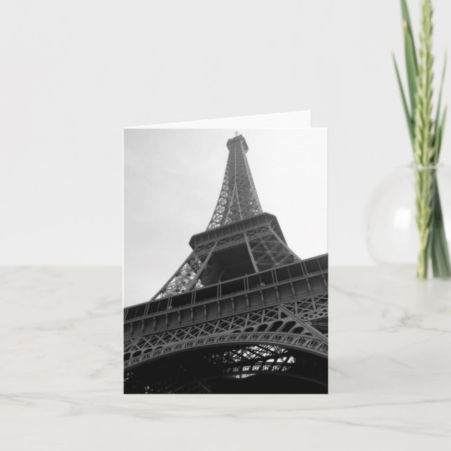 Eiffelturm - leere notecards karte (Vorderseite)